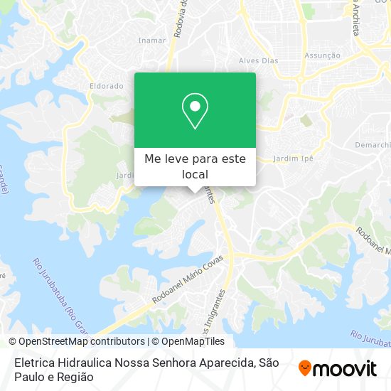 Eletrica Hidraulica Nossa Senhora Aparecida mapa