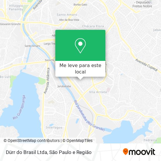 Dürr do Brasil Ltda mapa