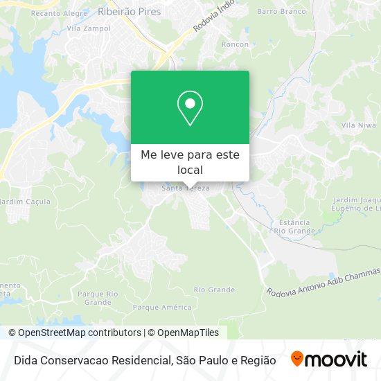 Dida Conservacao Residencial mapa