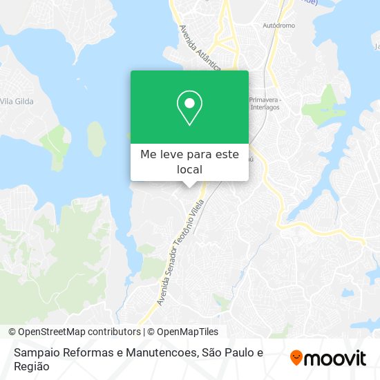 Sampaio Reformas e Manutencoes mapa