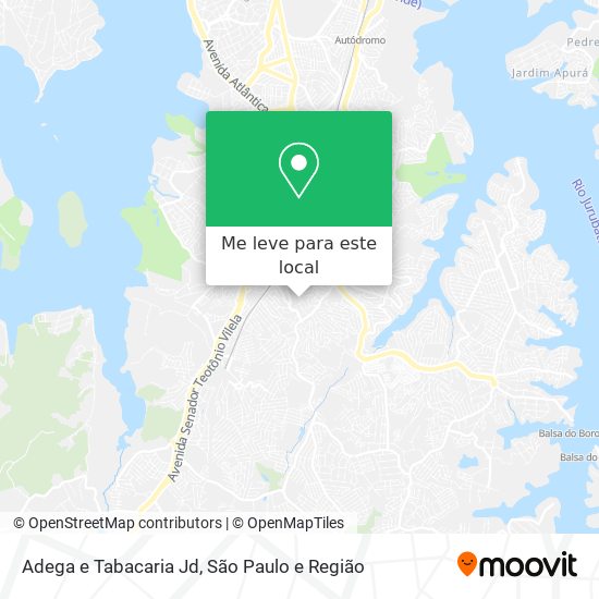 Adega e Tabacaria Jd mapa