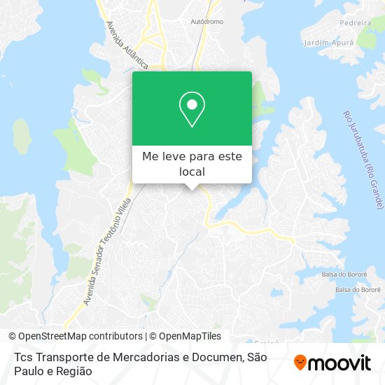 Tcs Transporte de Mercadorias e Documen mapa