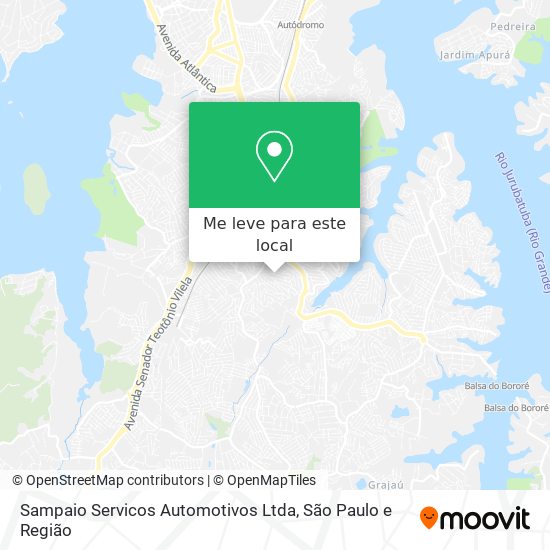 Sampaio Servicos Automotivos Ltda mapa