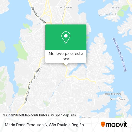 Maria Dona-Produtos N mapa