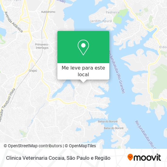 Clinica Veterinaria Cocaia mapa