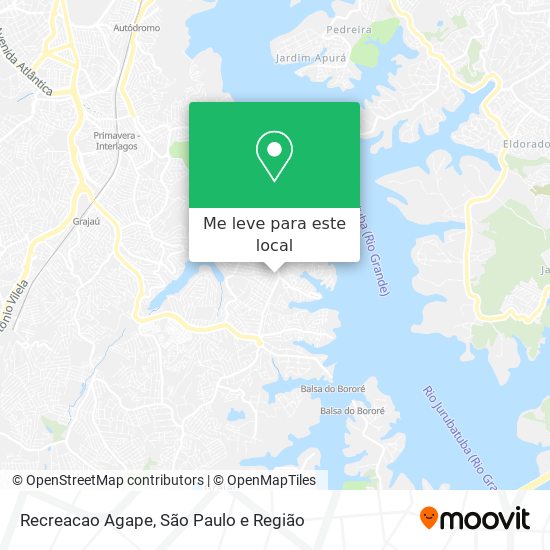 Recreacao Agape mapa