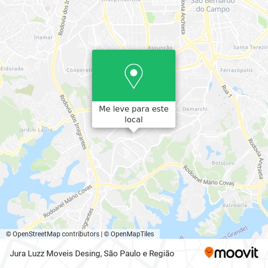 Jura Luzz Moveis Desing mapa