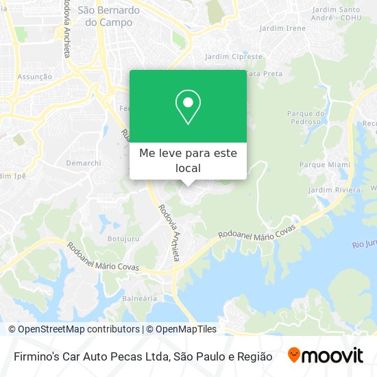 Firmino's Car Auto Pecas Ltda mapa