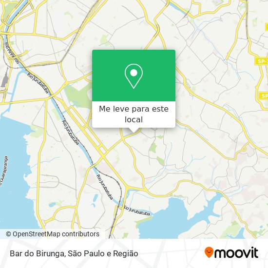 Bar do Birunga mapa