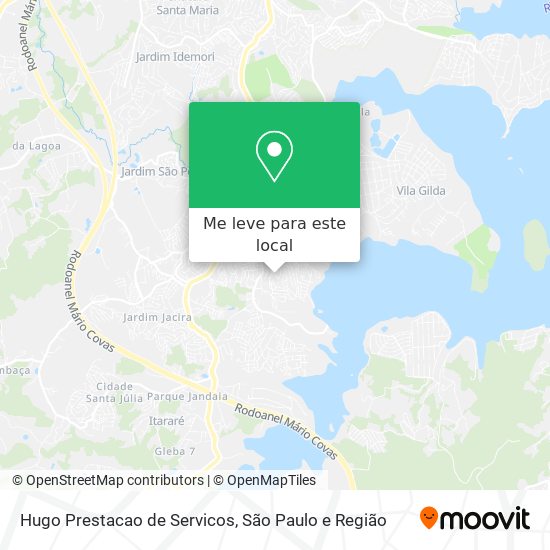 Hugo Prestacao de Servicos mapa