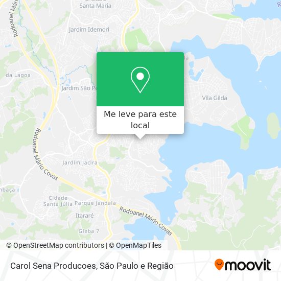 Carol Sena Producoes mapa