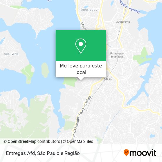 Entregas Afd mapa