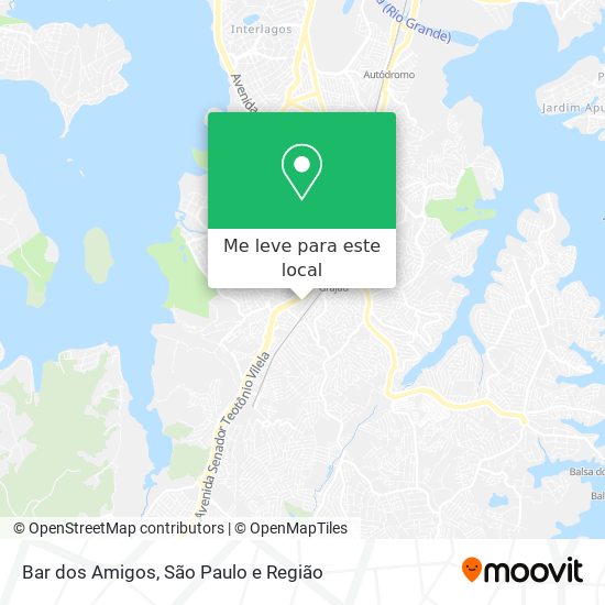 Bar dos Amigos mapa