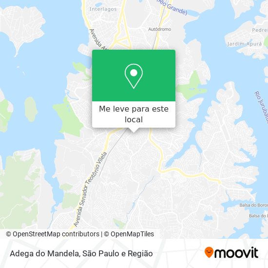 Adega do Mandela mapa