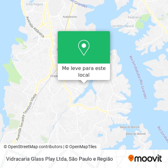 Vidracaria Glass Play Ltda mapa