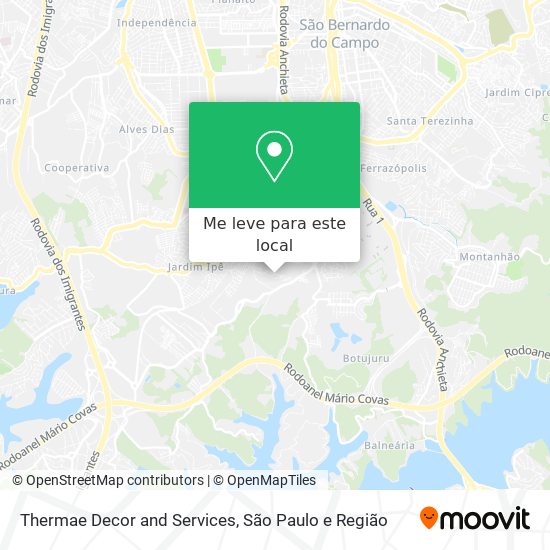 Thermae Decor and Services mapa