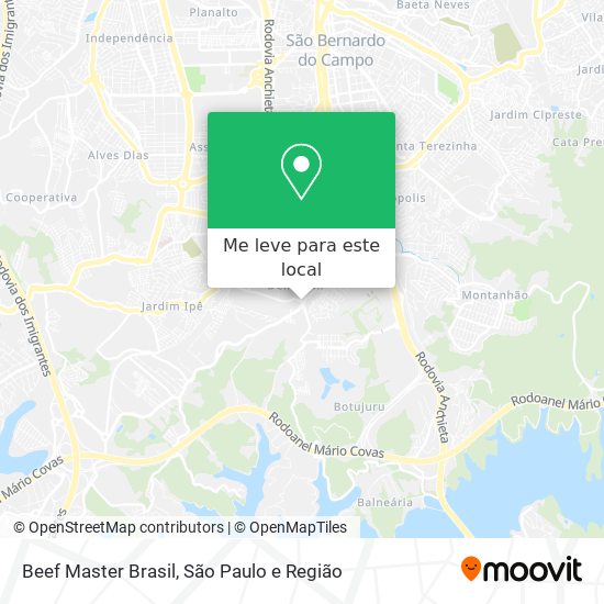 Beef Master Brasil mapa