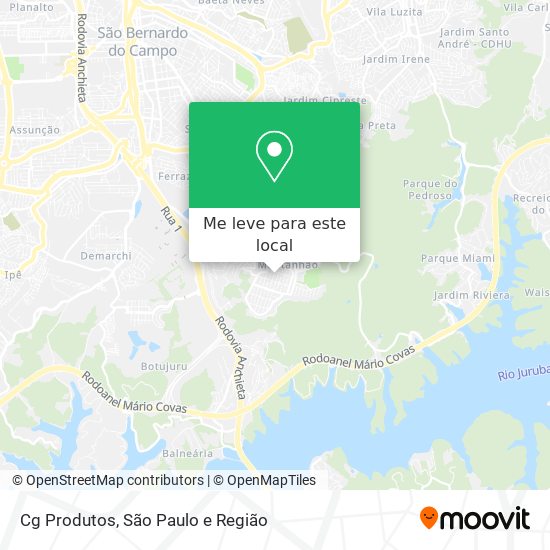 Cg Produtos mapa