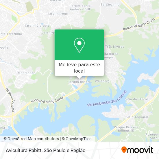 Avicultura Rabitt mapa