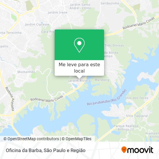 Oficina da Barba mapa