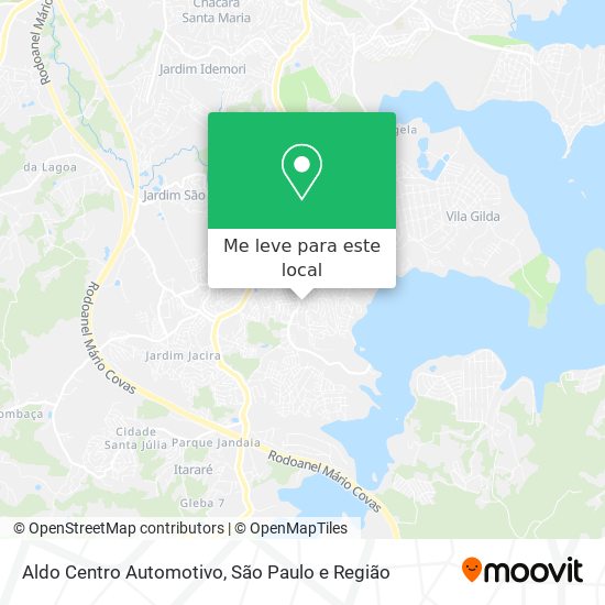 Aldo Centro Automotivo mapa