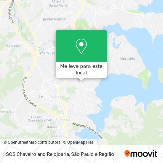SOS Chaveiro and Relojoaria mapa