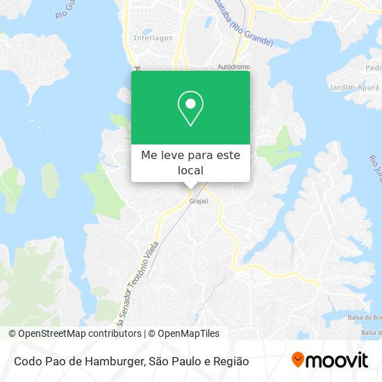 Codo Pao de Hamburger mapa