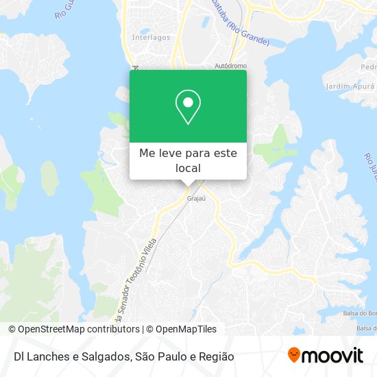 Dl Lanches e Salgados mapa