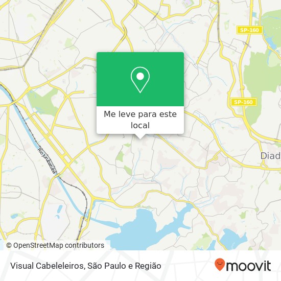 Visual Cabeleleiros mapa