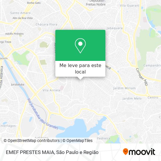 EMEF PRESTES MAIA mapa