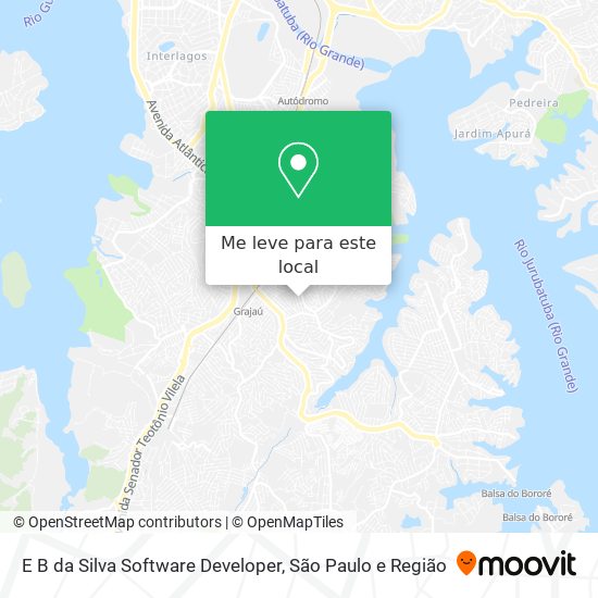E B da Silva Software Developer mapa