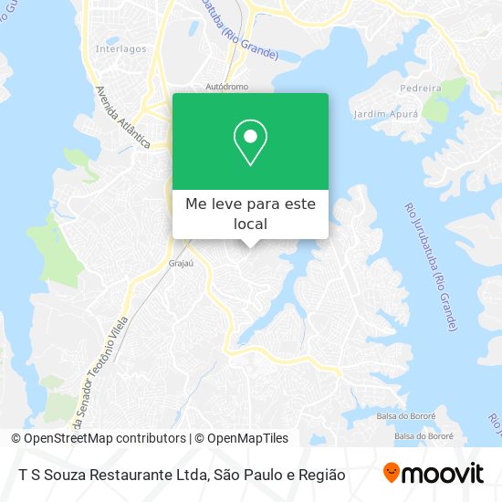 T S Souza Restaurante Ltda mapa