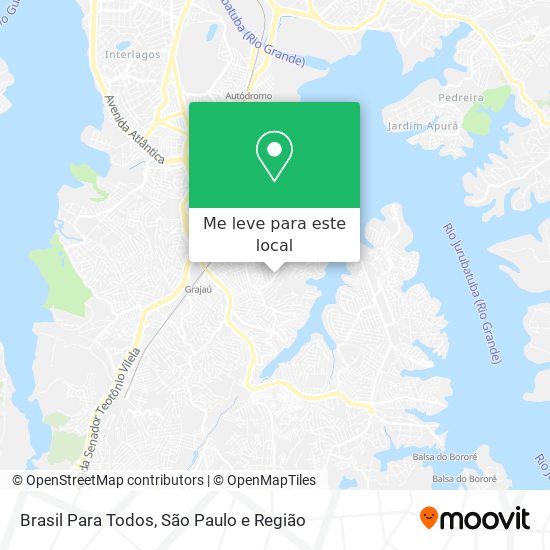 Brasil Para Todos mapa