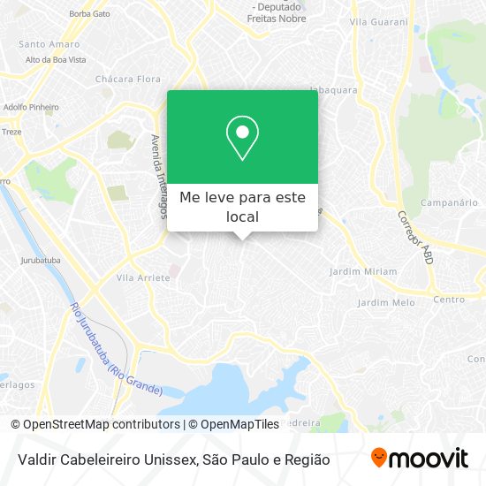 Valdir Cabeleireiro Unissex mapa