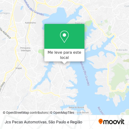 Jcs Pecas Automotivas mapa