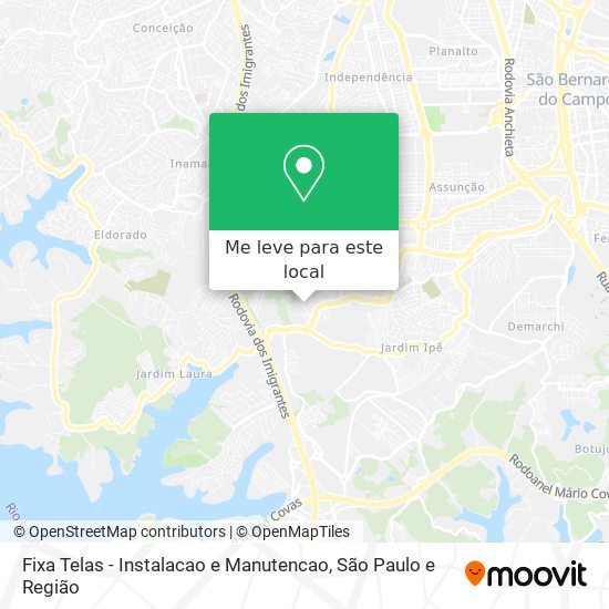 Fixa Telas - Instalacao e Manutencao mapa