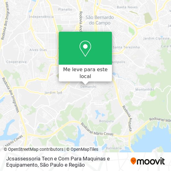 Jcsassessoria Tecn e Com Para Maquinas e Equipamento mapa