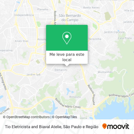 Tio Eletricista and Biaval Atelie mapa
