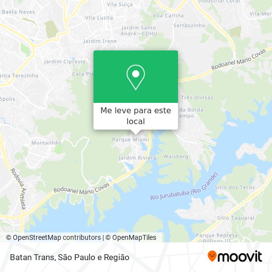 Batan Trans mapa