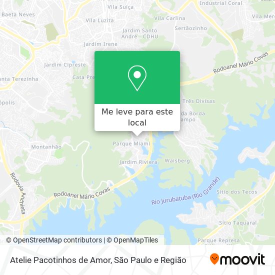 Atelie Pacotinhos de Amor mapa
