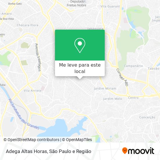 Adega Altas Horas mapa