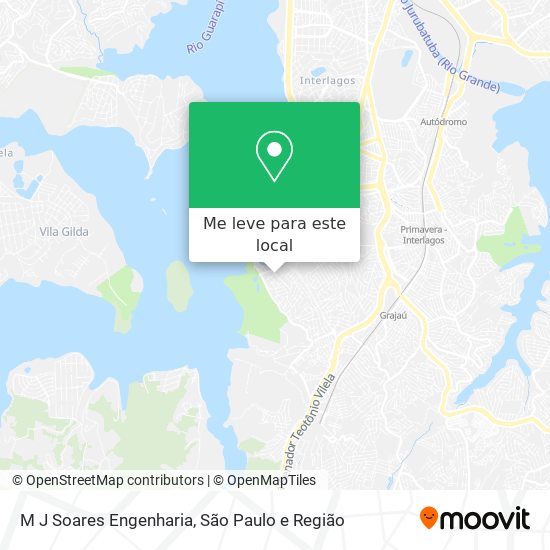 M J Soares Engenharia mapa