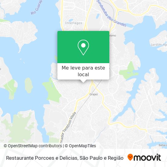 Restaurante Porcoes e Delicias mapa