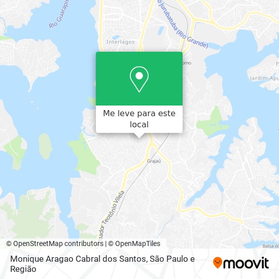 Monique Aragao Cabral dos Santos mapa