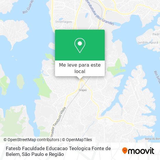 Fatesb Faculdade Educacao Teologica Fonte de Belem mapa