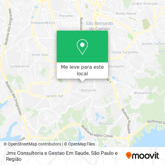 Jms Consultoria e Gestao Em Saude mapa