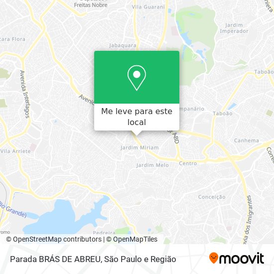 Parada BRÁS DE ABREU mapa