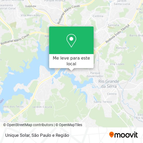 Unique Solar mapa