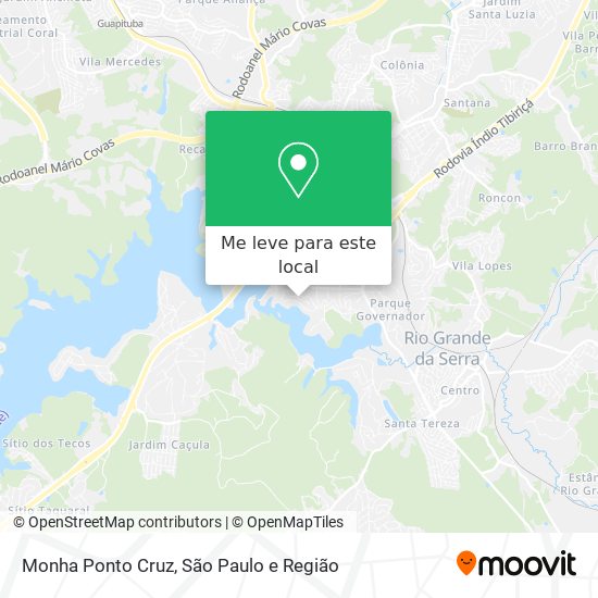 Monha Ponto Cruz mapa