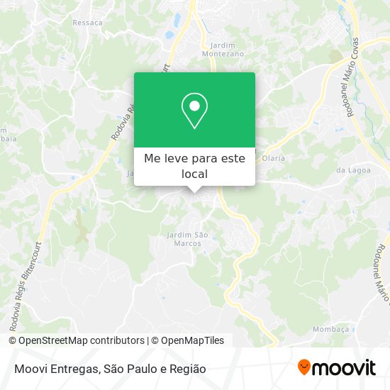 Moovi Entregas mapa